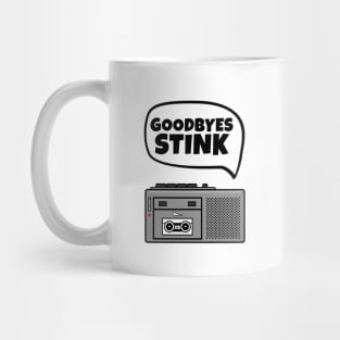 The Office Michael Scott Tshirt Idea Goodbyes Stink Mug